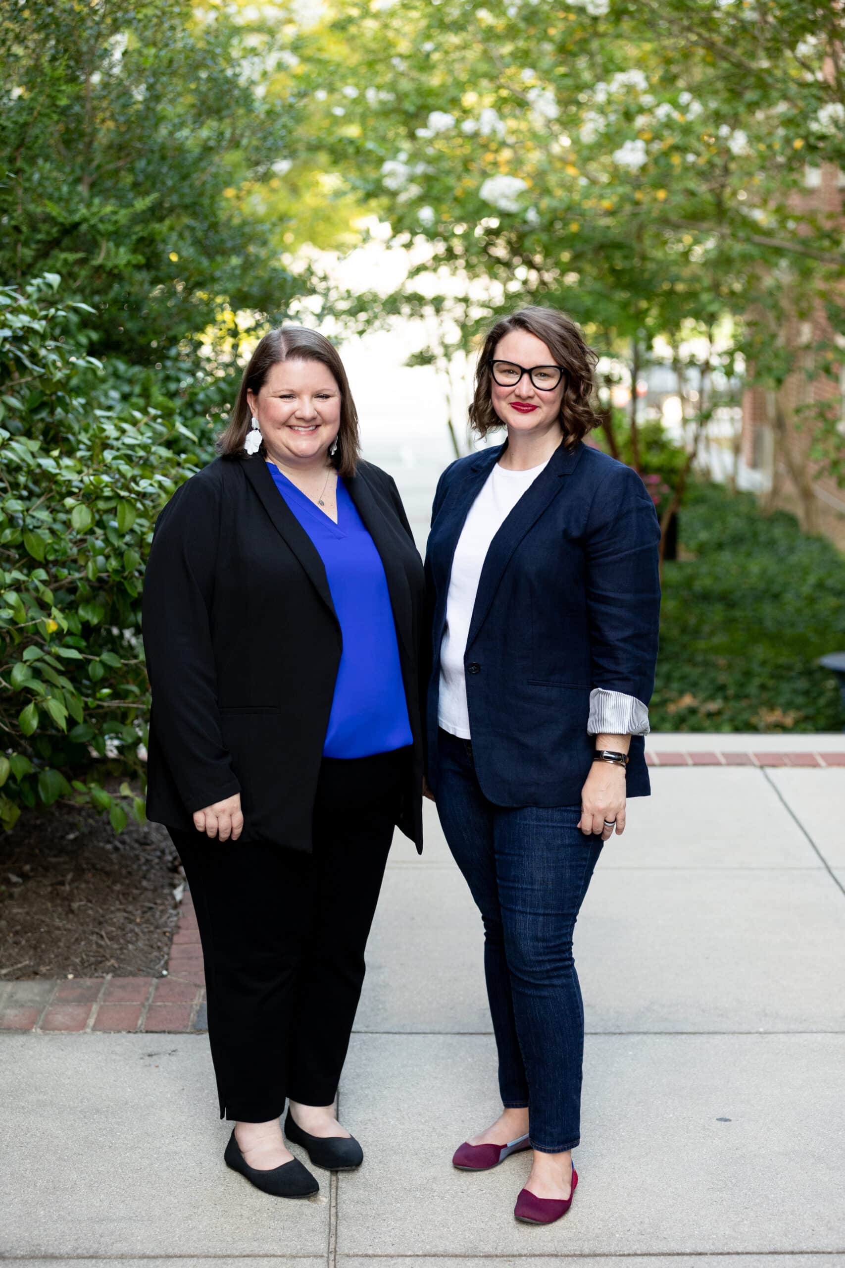 Letterpress Communications COO Lyndsie Blakely and CEO Alexandra Veatch