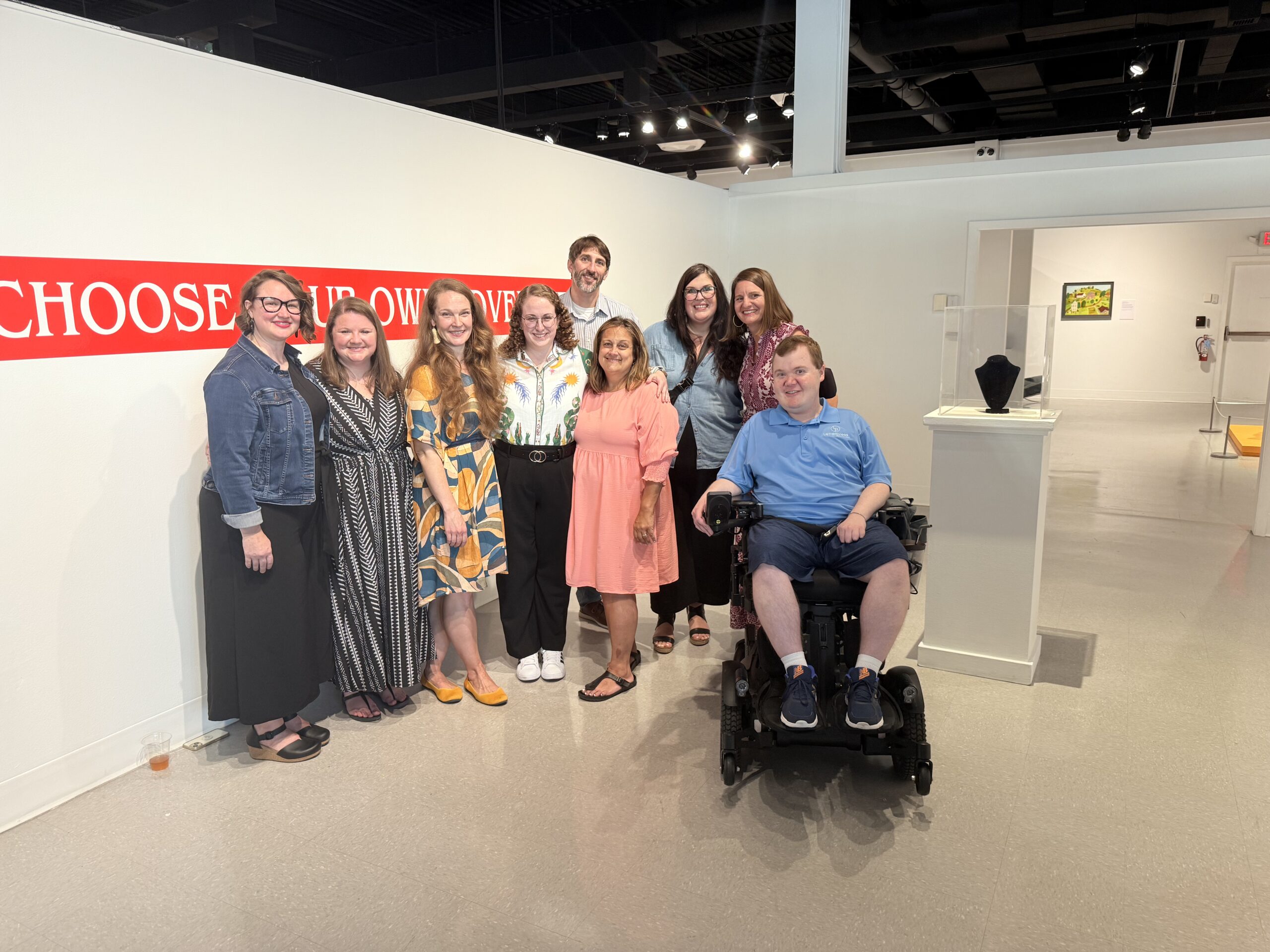 Letterpress Communications team at the company's 10th birthday party in Farmville, VA.