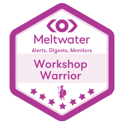 Meltwater Certification Badge